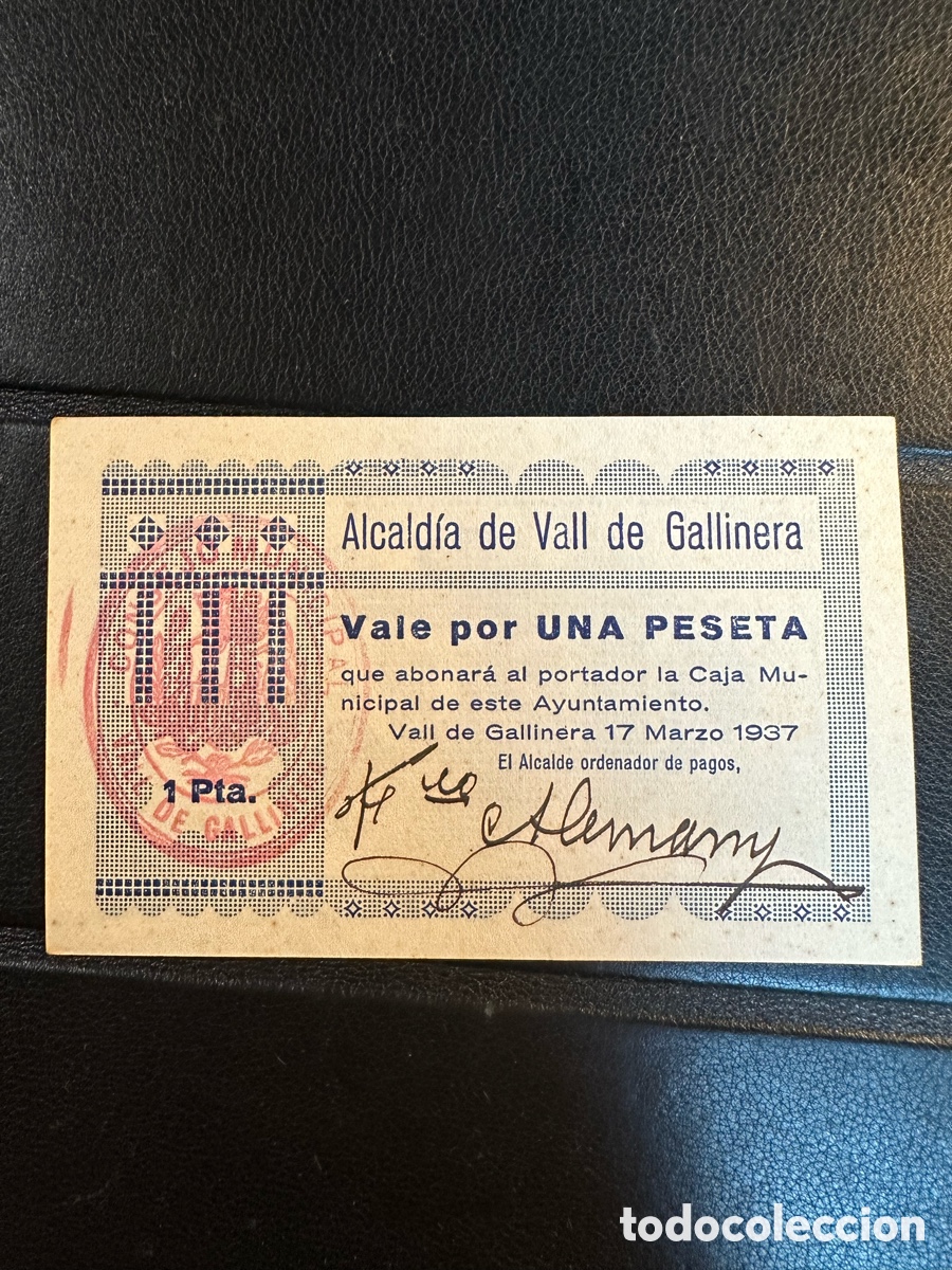 Billetes locales: Vall de Gallinera 1 pta Valencia