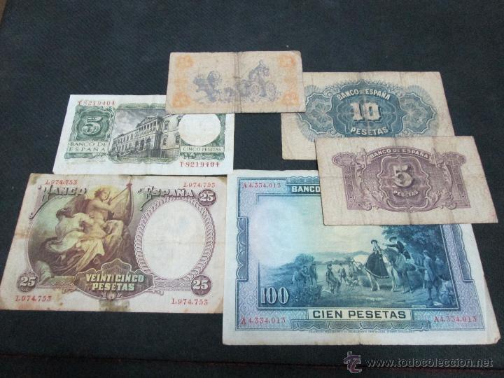Lotes de billetes: 6 biletes espa&ntilde;oles - Foto 2