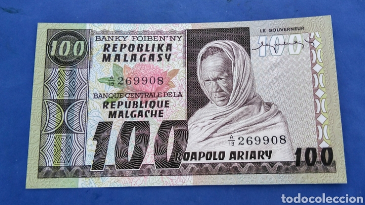 Lotes de billetes: Repoblika malagasy , Madagascar , 100 - Foto 1