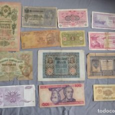Lotti di Banconote: LOTE 13 BILLETES DIFERENTES RUSIA, ALEMANIA, AUSTRIA,INDIA, YUGOSLAVIA, BRASIL. Lote 304554553