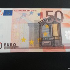 Lotes de Billetes: BILLETE 50 EURO ESPAÑA 2002 LETRA V FIRMA TRICHET S/C, PLANCHA. Lote 396588479
