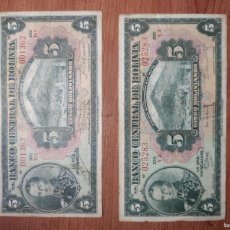 Lotes de Billetes: BOLIVIA 5 PESOS DE ORO 1928 X 2 BILLETES. Lote 398793469