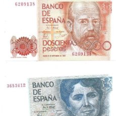 Lotes de Billetes: LOTE DE BILLETES ESPAÑOLES SIN CIRCULAR. Lote 403021324