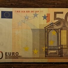 Lotes de Billetes: BILLETE 50 EUROS AÑO 2002 / FIRMA TRICHET / SERIE V M033 B5 / MBE