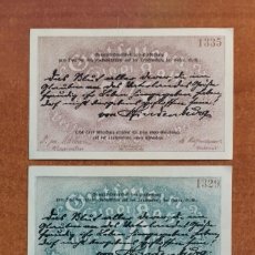 Lotes de Billetes: ALEMANIA, 1921. 3 BILLETES NOTGELD STADT KAHLA (SERIE COMPLETA)