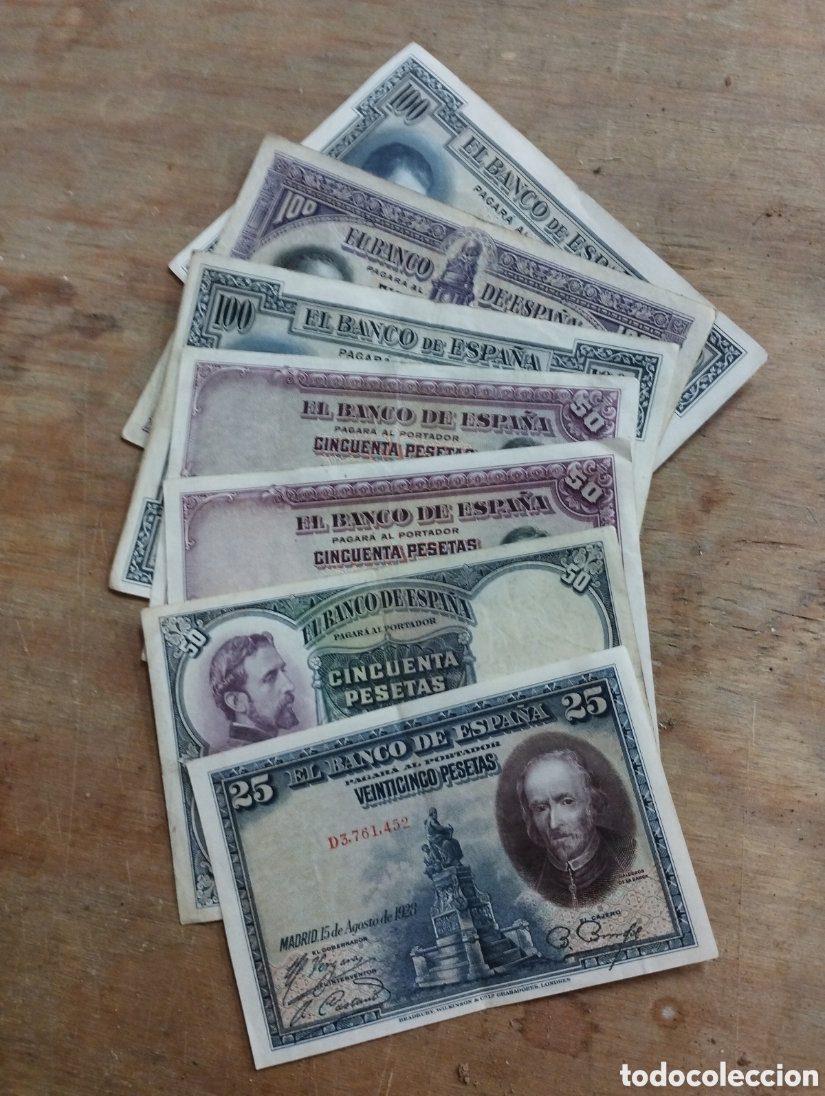 Lotes de billetes: Lote de billetes de la Rep&uacute;blica. - Foto 1