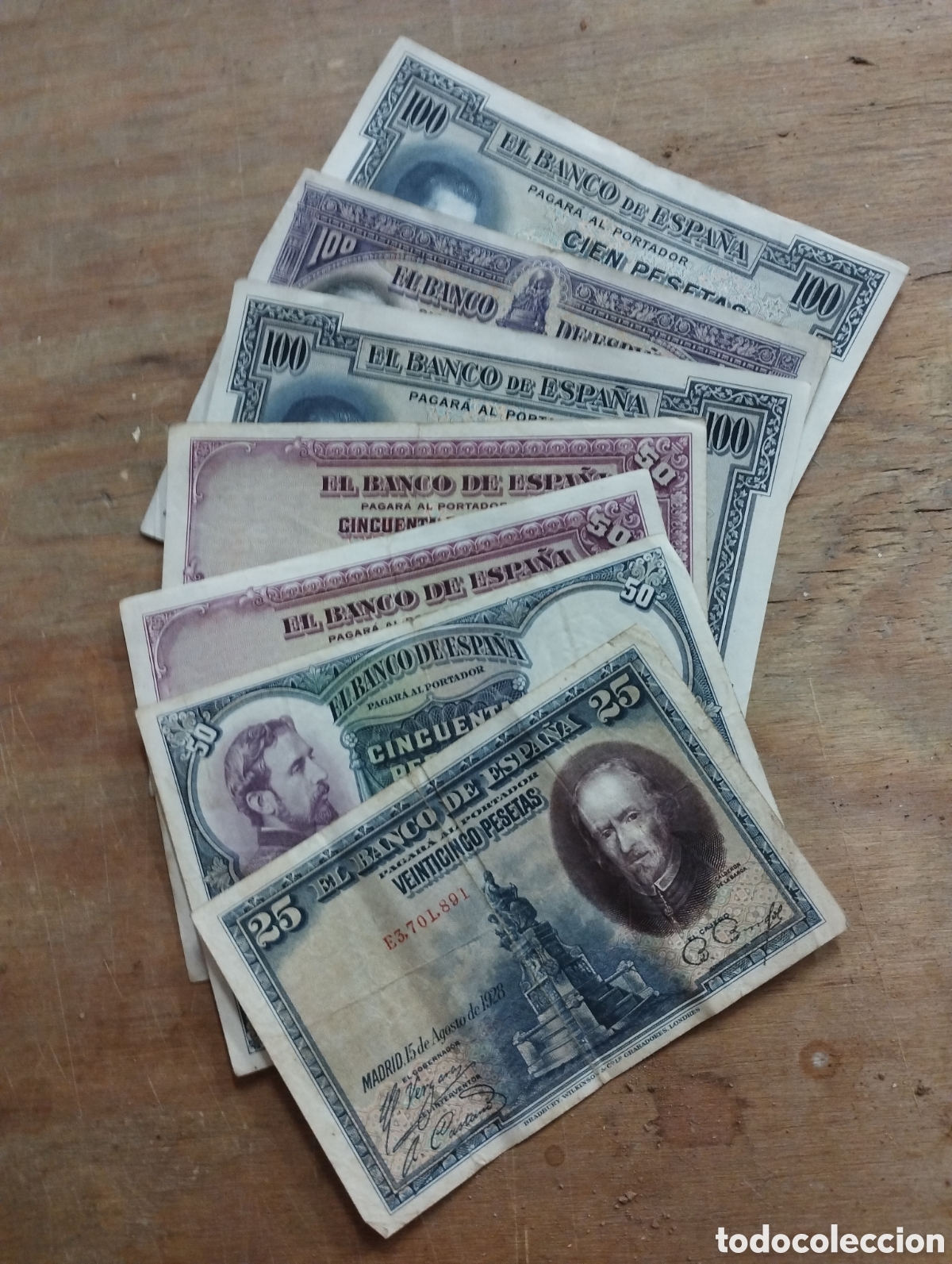 Lotes de billetes: Lote de billetes de la Rep&uacute;blica - Foto 1
