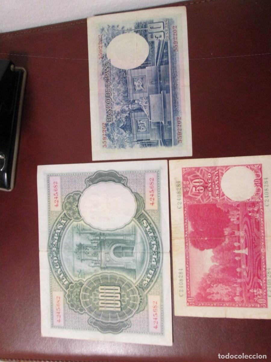 Lotes de billetes: 3 BILLETES ESPA&Ntilde;OLES - Foto 2