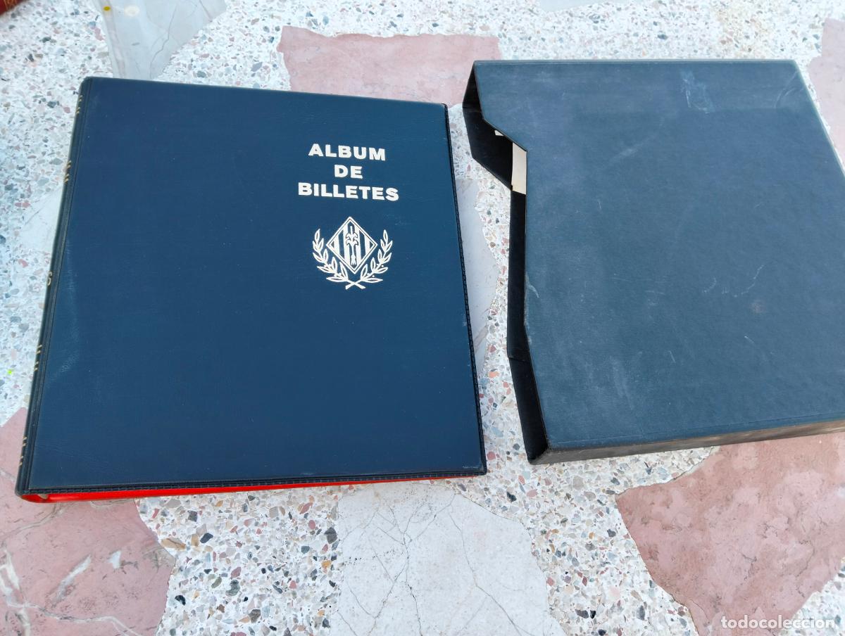 Lotes de Notas: &Aacute;lbum de billetes antiguos del mundo Espa&ntilde;a carpeta archivo colecci&oacute;n