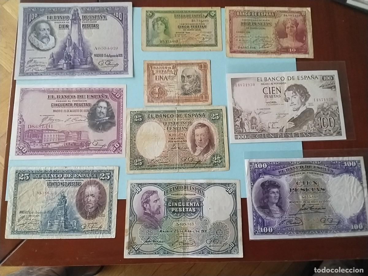 Lotes de billetes: Lote billetes Espa&ntilde;a