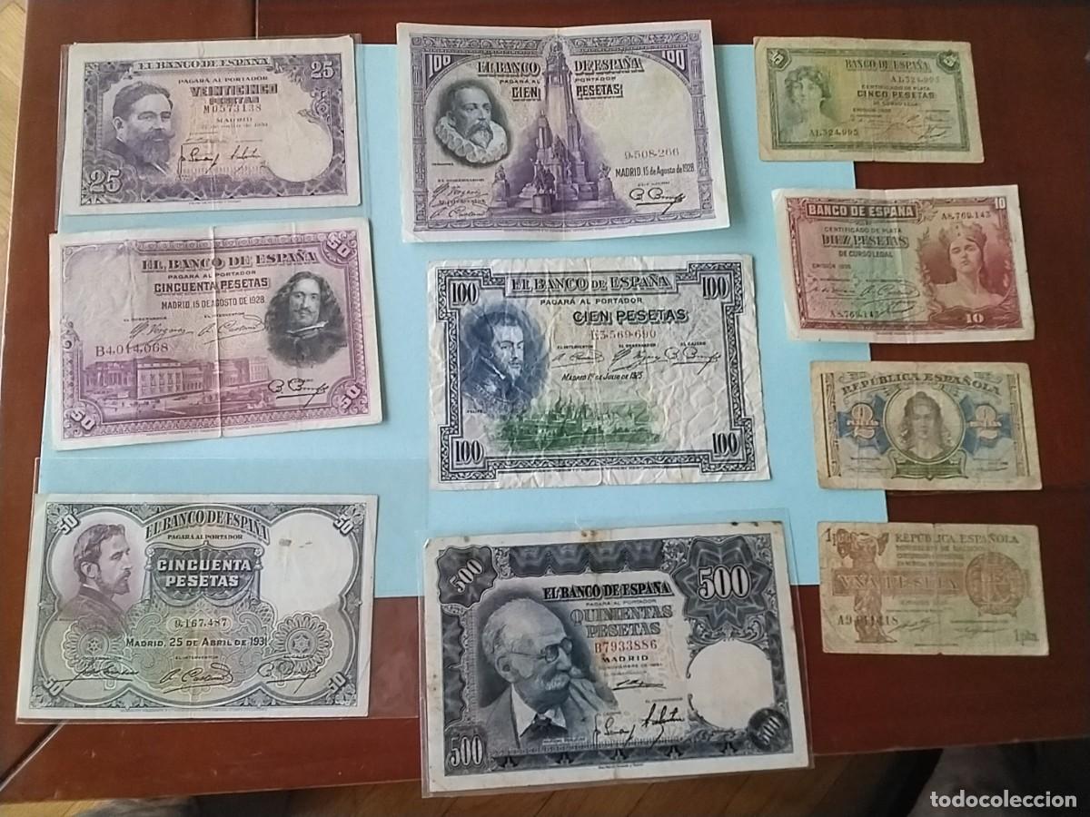 Lotes de billetes: Lote billetes Espa&ntilde;a leer
