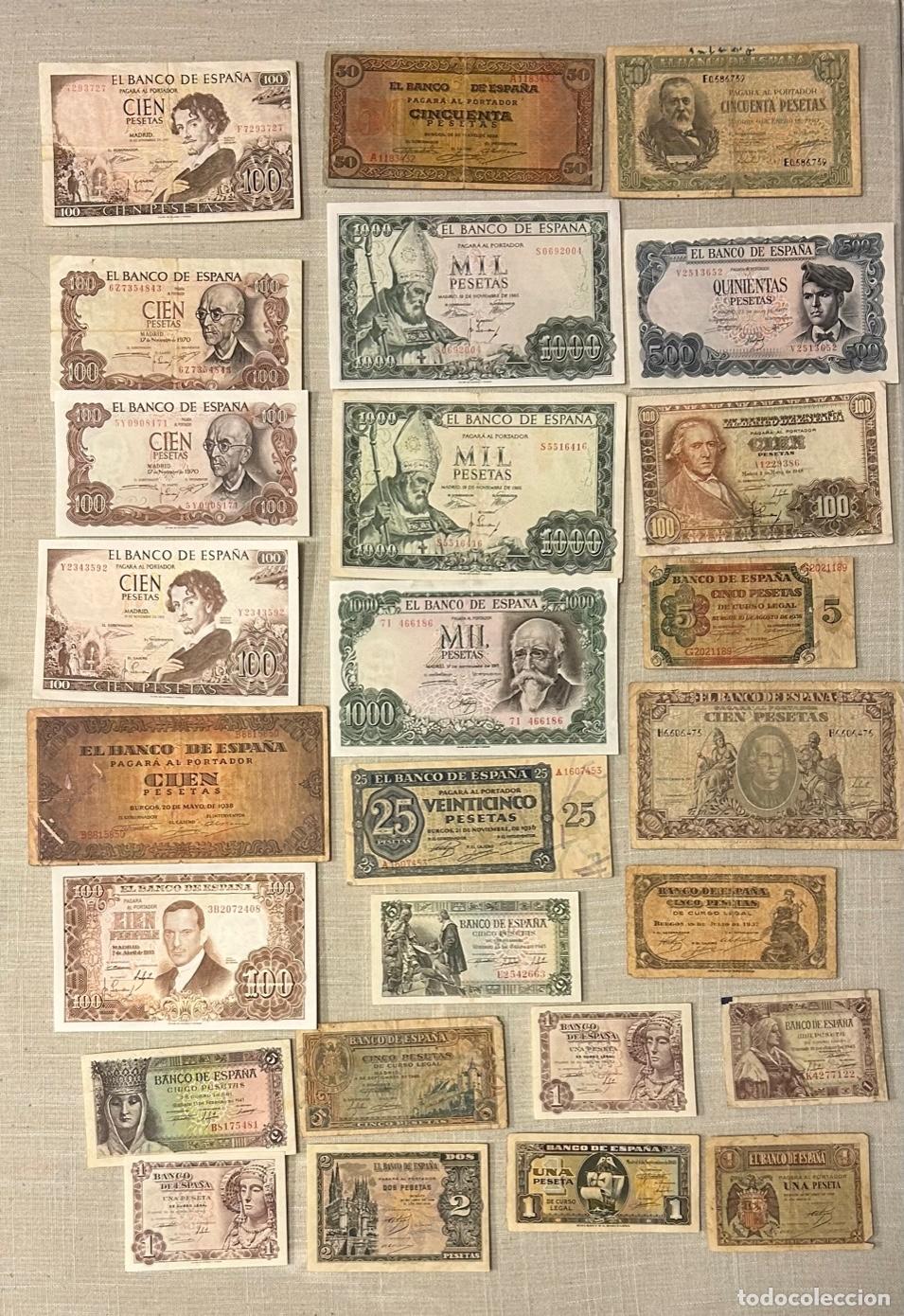 Lotes de billetes: CRBL0447 LOTE 14 BILLETES ESPA&Ntilde;A VER FOTO