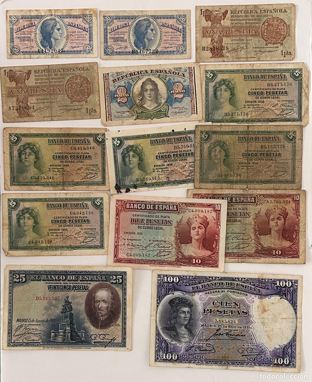 Lotes de billetes: CRBL0644 LOTE 20 BILLETES ESPA&Ntilde;A VER FOTOS