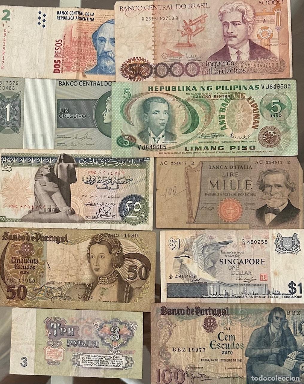 Lotes de billetes: CRBL0484 LOTE 10 BILLETES SURTIDOS VARIAS CALIDADES TODOS DIFERENTES