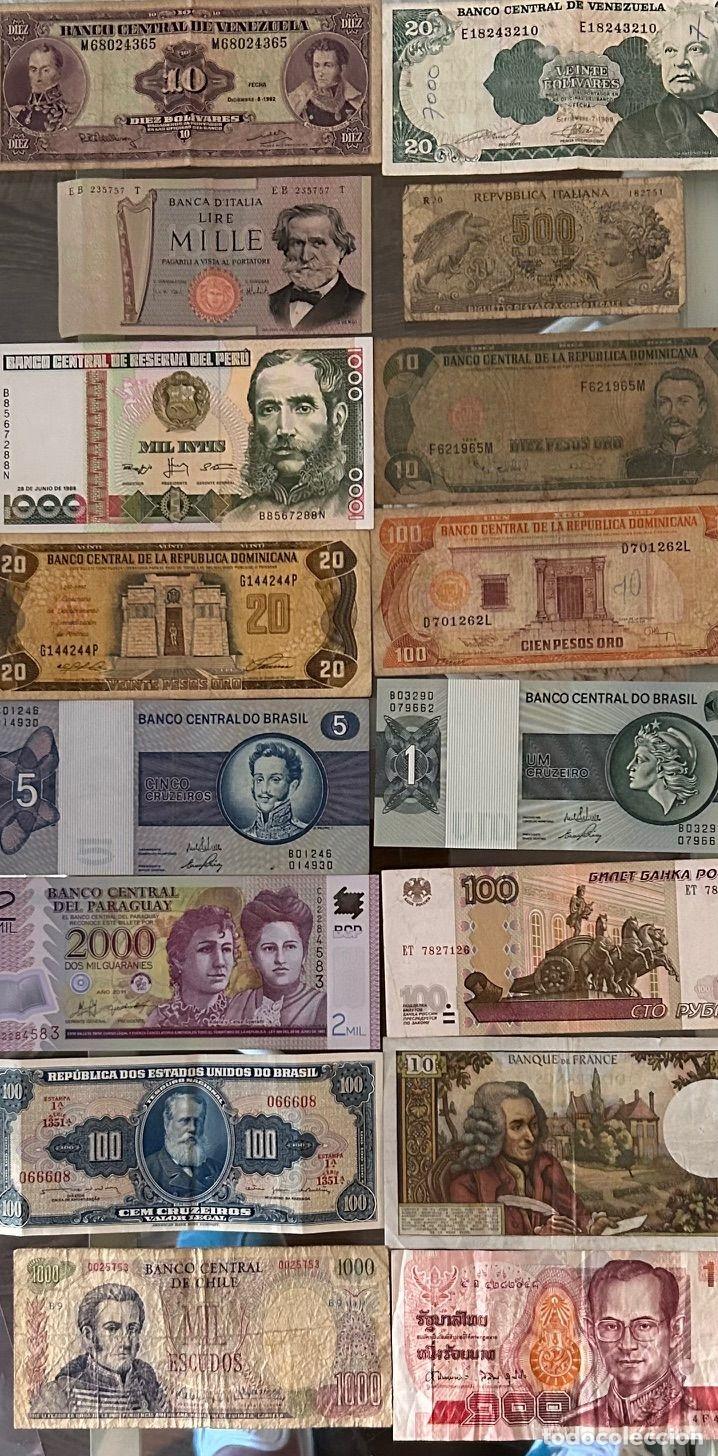 Lotes de Notas: CRBL0528 LOTE 16 BILLETES EXTRANJEROS SURTIDOS VER FOTO