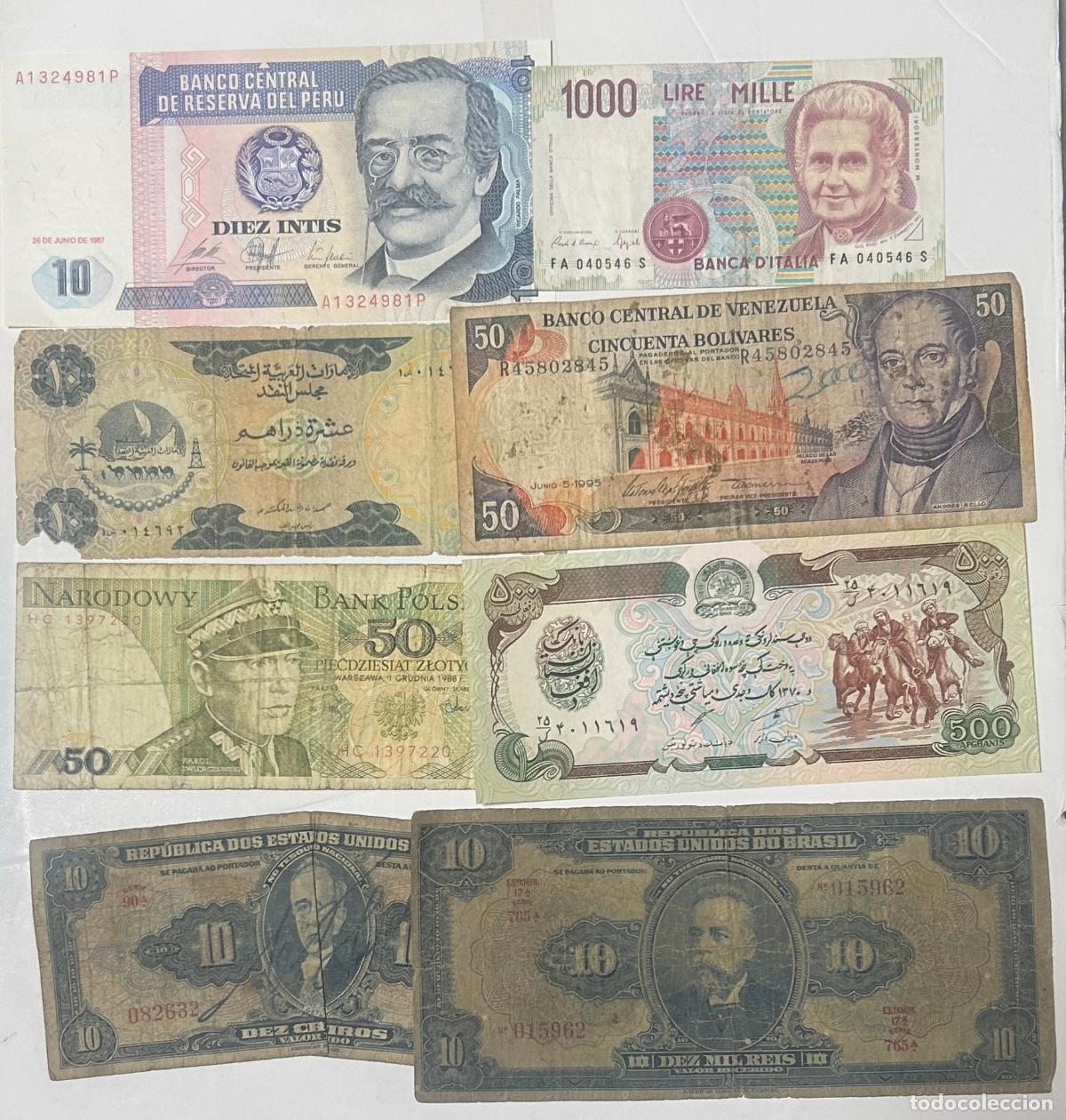 Lotti di Banconote: CRBL0681 LOTE 8 BILLETES DIFERENTES