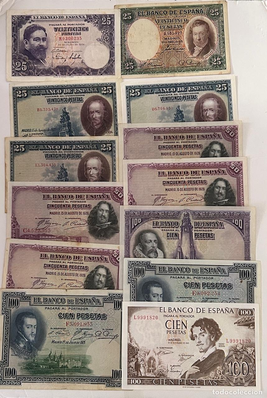 Lotes de billetes: CRBL0682 LOTE 13 BILLETES ESPA&Ntilde;A VER FOTOS