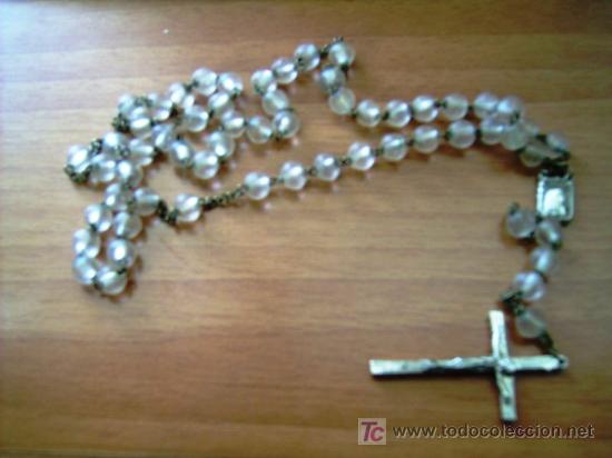 Joyeria: ROSARIO CON CUENTAS DE CRISTAL ROSADO - Foto 1