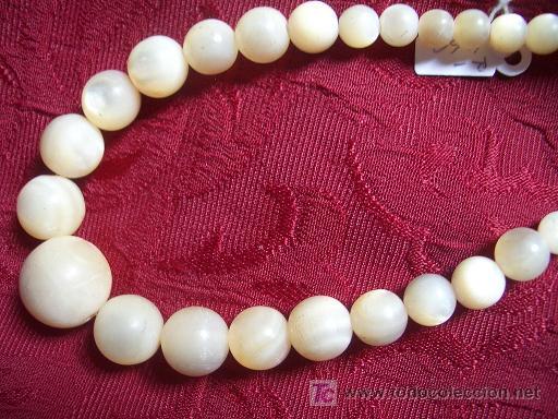Joyeria: Collar de n&aacute;car o alabastro. - Foto 1