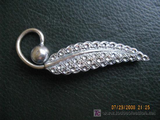 Joyeria: broche en forma de hoja - Foto 1