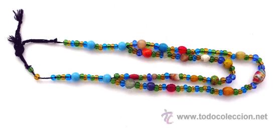 Joyeria: COLLAR DE DOS VUELTAS - CRISTAL DE MURANO - S. XIX - Foto 1