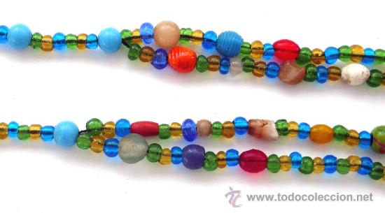 Joyeria: COLLAR DE DOS VUELTAS - CRISTAL DE MURANO - S. XIX - Foto 2
