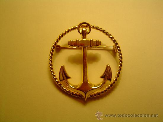 Schmuck: Broche a&ntilde;os 60 motivo marino