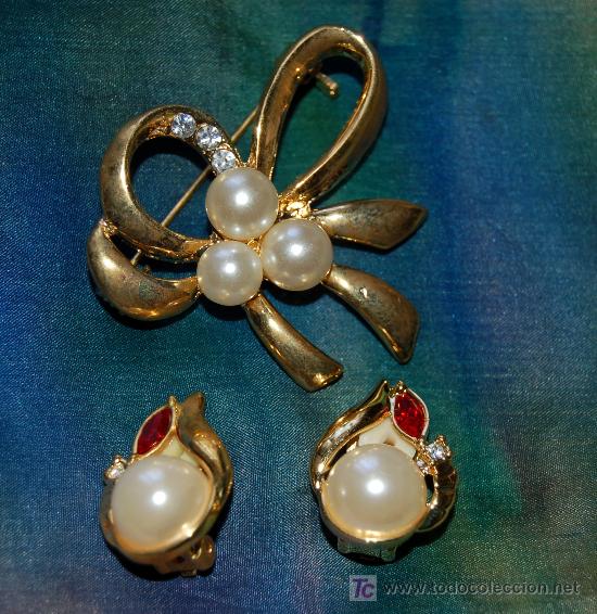 Joyeria: CONJUNTO BROCHE Y PENDIENTES - Foto 2
