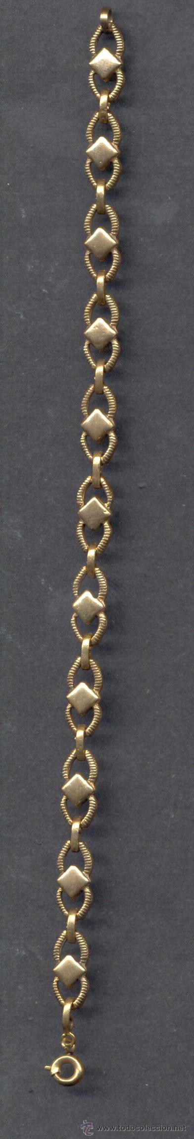 Joyeria: PULSERA CHAPADA EN ORO 18CM - Foto 1