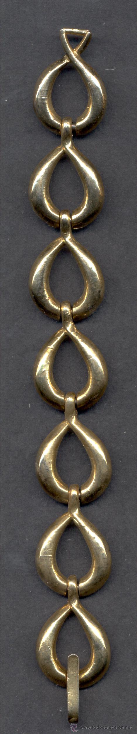 Joyeria: PULSERA CHAPADA EN ORO 21CM - Foto 1