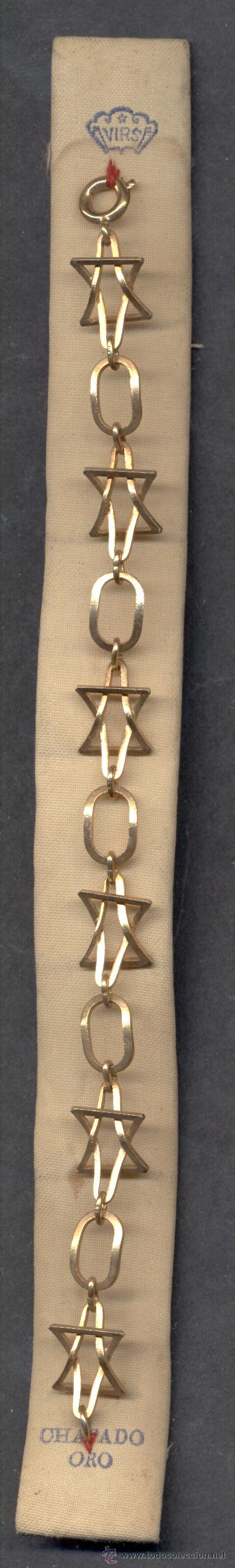 Joyeria: PULSERA CHAPADA EN ORO 19CM - Foto 1
