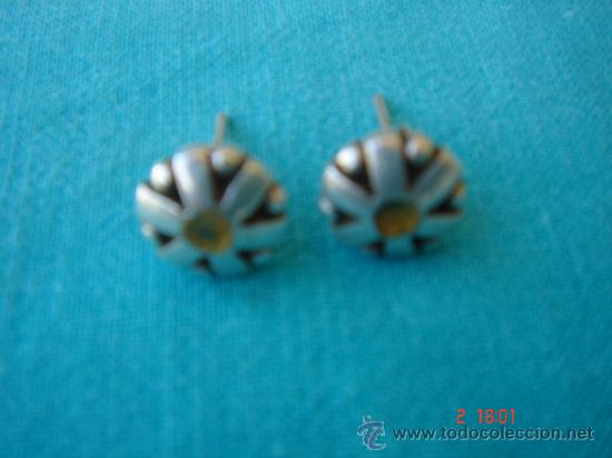 Joyeria: PENDIENTE.- PENDIENTES ANTIG&Uuml;OS DE PLATA - Foto 1