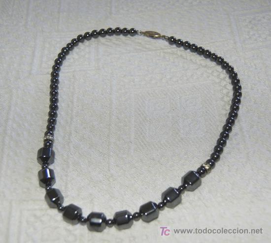 Joyeria: COLLAR DE ONIX Y CIRCONITAS 45 CM. A&Ntilde;OS 60 - Foto 1