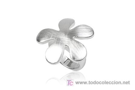 Joalharia: aniLLO PLATA LEY 925 A TREBOL CINCO HOJAS DIAMETRO 18,14 O 17,32
