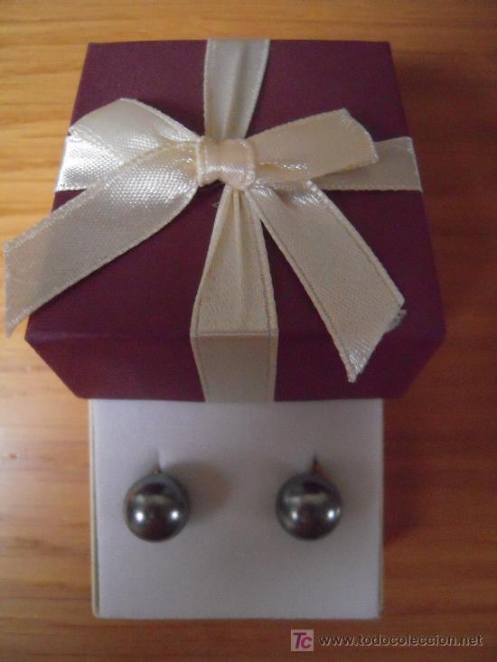 Joyeria: Pendientes perla gris - Foto 1