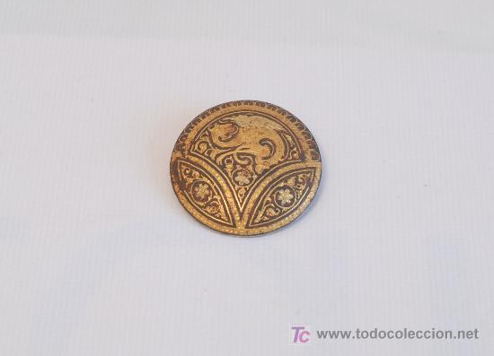 Joyeria: Broche damasquinado. - Foto 1