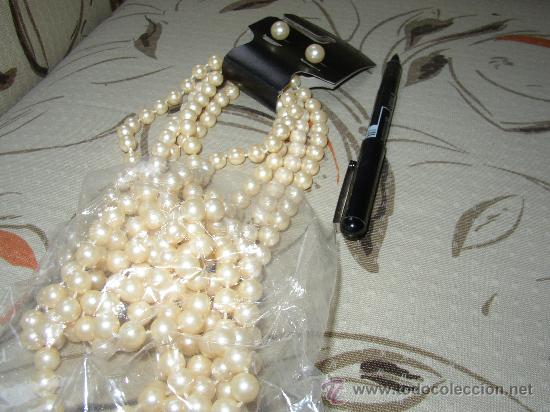 Joyeria: COLLAR DE IMITACI&Oacute;N PERLAS CULTIVADAS  CON SUS PENDIENTES. - Foto 2