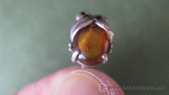 Joyeria: original adorno de plata y ambar. - Foto 1