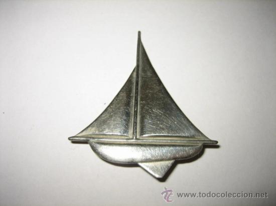 Joyeria: BROCHE VELERO METALICO COLOR PLATA - Foto 1