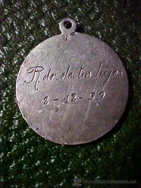 Joyeria: medalla antigua plata de ley - Foto 2