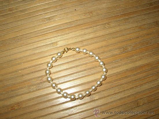 Joyeria: Pulsera de perlas. 20 cms - Foto 2