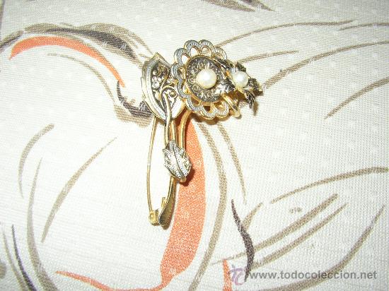 Joyeria: Prendedor o broche damasquinado - Foto 3