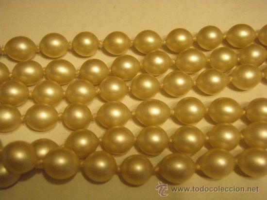Joyeria: COLLAR DE PERLAS DE BISUTERIA DE TRES VUELTAS - Foto 3