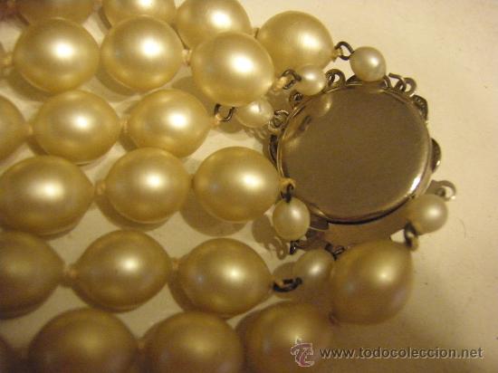 Joyeria: COLLAR DE PERLAS DE BISUTERIA DE TRES VUELTAS - Foto 6