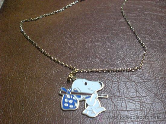 Joyeria: Colgante con cadena de Snoopy