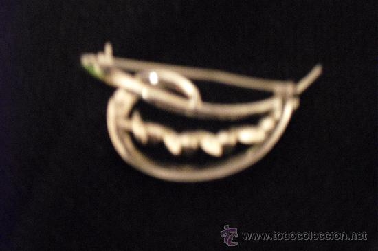Joyeria: precioso broche antiguo de plata - Foto 2