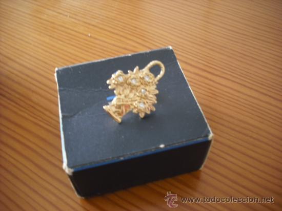 Joyeria: CESTA CON FLORES ( BROCHE CON CIERRE DE PIN) - Foto 1