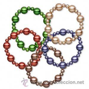 Joyeria: BRAZALETE VINTAGE DE PERLAS DE CRISTAL- ELIGE EL COLOR