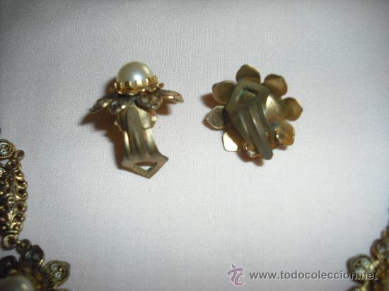 Joyeria: JUEGO COLLAR Y PENDIENTES DE ORO DE TOLEDO - Foto 4