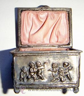 Joyeria: Antiguo joyero metalico - Foto 3